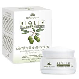 Crema Antirid de Noapte Bioliv Antiaging Cosmetic Plant, 50ml la cel mai bun pret