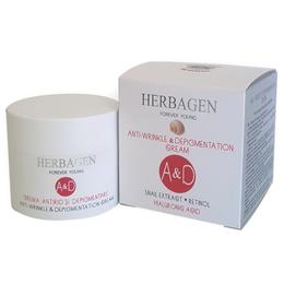 Crema Antirid si Depigmentare cu Extract din Melc, Retinol si Acid Hialuronic Herbagen, 50g la cel mai bun pret