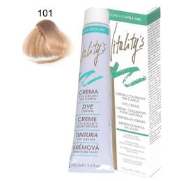 Crema Coloranta Permanenta – Vitality's Linea Capillare Dye Cream, nuanta 101 Ash Ultrablond, 100ml la cel mai bun pret