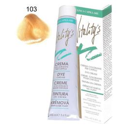 Crema Coloranta Permanenta – Vitality's Linea Capillare Dye Cream, nuanta 103 Golden Ultrablond, 100ml la cel mai bun pret