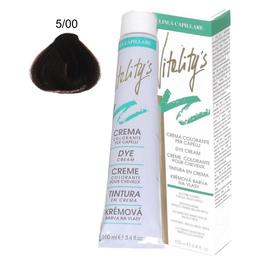 Crema Coloranta Permanenta – Vitality's Linea Capillare Dye Cream, nuanta 5/00 Deep Light Chestnut, 100ml la cel mai bun pret