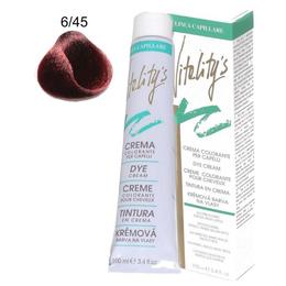 Crema Coloranta Permanenta – Vitality's Linea Capillare Dye Cream, nuanta 6/45 Deep Dark Red, 100ml la cel mai bun pret