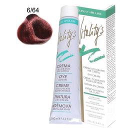 Crema Coloranta Permanenta – Vitality's Linea Capillare Dye Cream, nuanta 6/64 Dark Blond Red Copper, 100ml la cel mai bun pret