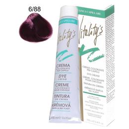 Crema Coloranta Permanenta – Vitality's Linea Capillare Dye Cream, nuanta 6/88 Violet, 100ml la cel mai bun pret