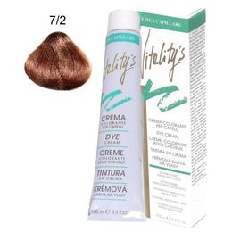 Crema Coloranta Permanenta – Vitality's Linea Capillare Dye Cream, nuanta 7/2 Tawny Blond, 100ml la cel mai bun pret