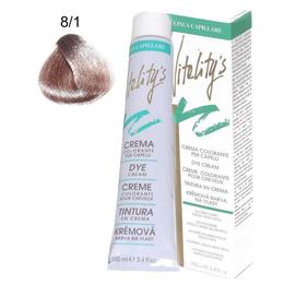 Crema Coloranta Permanenta – Vitality's Linea Capillare Dye Cream, nuanta 8/1 Light Ash Blond, 100ml la cel mai bun pret