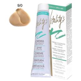 Crema Coloranta Permanenta – Vitality's Linea Capillare Dye Cream, nuanta 9/0 Super Light Blond, 100ml la cel mai bun pret