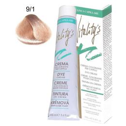 Crema Coloranta Permanenta – Vitality's Linea Capillare Dye Cream, nuanta 9/1 Super Light Ash Blond, 100ml la cel mai bun pret