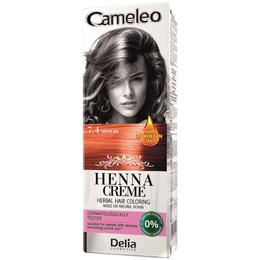 Crema Coloranta pentru Par pe Baza de Henna Cameleo Delia Cosmetics, nuanta 7.4 Copper Red, 75g la cel mai bun pret