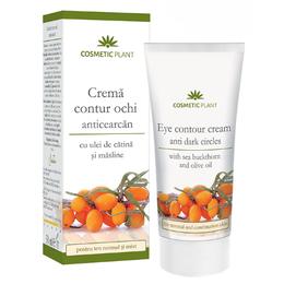 Crema Contur Ochi Anticearcan cu Ulei de Catina si Masline Cosmetic Plant, 30ml la cel mai bun pret