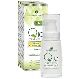 Crema Contur Ochi Q10 + Ceai Verde Cosmetic Plant, 30ml la cel mai bun pret