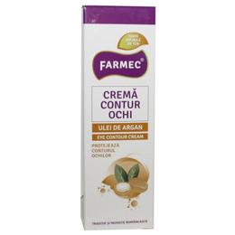 Crema Contur Ochi cu Ulei de Argan – Farmec Eye Contour Cream, 15ml la cel mai bun pret