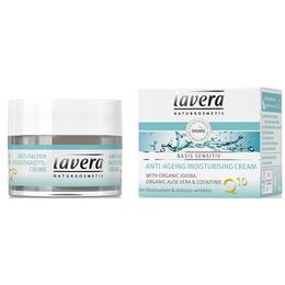 Crema Hidratanta Antirid cu Coenzima Q10 Basis Sensitiv Lavera, 50ml la cel mai bun pret