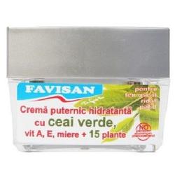 Crema Puternic Hidratanta cu Ceai Verde Virginia Favisan, 40ml la cel mai bun pret