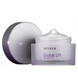 Crema Redarea Fermitatii Ten Uscat – Skeyndor Global Lift Contour Face and Neck Cream Dry Skins 50 ml la cel mai bun pret