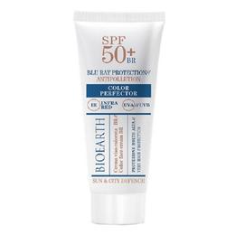 Crema Solara Colorata pentru Ten SPF 50+ BR cu Ganoderma Sun & City Defence Bioearth, 50 ml la cel mai bun pret