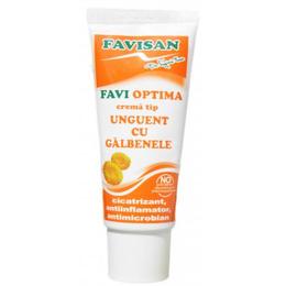 Crema Tip Unguent cu Galbenele Favioptima Favisan, 40ml la cel mai bun pret