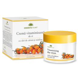 Crema Vitaminizanta de Zi cu Ulei de Catina si Masline Cosmetic Plant, 50ml la cel mai bun pret