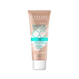 Crema coloranta, Eveline Cosmetics, CC Cream Magical Colour Correction, SPF 15, 52 Medium Beige, 30 ml la cel mai bun pret