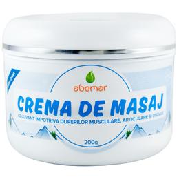 Crema de Masaj pentru Dureri Musculare, Articulare si Osoase Abemar Med, 200g la cel mai bun pret