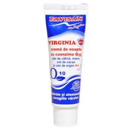 Crema de Noapte cu Coenzima Q10 Virginia Favisan, 50ml la cel mai bun pret