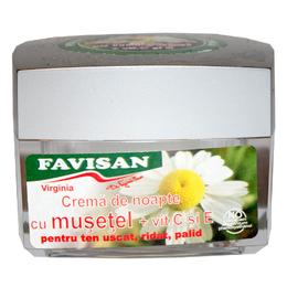 Crema de Noapte cu Musetel Virginia Favisan, 40ml la cel mai bun pret