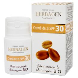 Crema de Zi SPF 30 cu Filtre Minerale si Ulei de Argan Bio Herbagen, 50g la cel mai bun pret