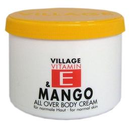 Crema de corp cu Vitamina E si Mango, Village Cosmetics, 500 ml la cel mai bun pret