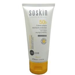 Crema emolienta solara Soskin Sun cream very high protection SPF 50+, 50ml la cel mai bun pret