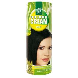 Crema nuantatoare, 1, Colour Cream Black, Hennaplus, 60 ml la cel mai bun pret