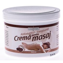 Crema pentru Masaj Cofeina Interherb, 500ml la cel mai bun pret