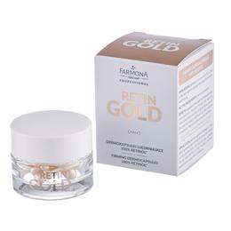 Dermocapsule pentru Fermitate cu 100% Retinol – Farmona Retin Gold Firming Capsules 100% Retinol, 15 buc la cel mai bun pret