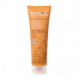 Exfoliant Hidratant pentru Curatare Faciala cu Extract de Lemn de Santal Organic pentru Ten Sensibil Soothing – Urban Veda, 125 ml la cel mai bun pret