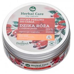 Exfoliant Uscat de Corp cu Trandafir Salbatic si Ulei de Perilla – Farmona Herbal Care Wild Rose with Perilla Oil Dry Body Scrub, 220g la cel mai bun pret