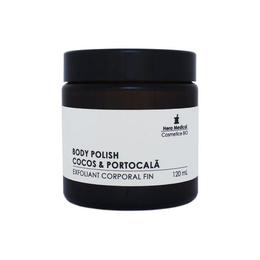 Exfoliant corporal Body Polish Cocos & Portocala, Hera Medical Cosmetice BIO, 120 ml la cel mai bun pret