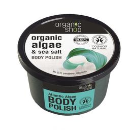 Exfoliant de Corp cu Sare Marina si Alge Atlantic Algae Organic Shop, 250ml la cel mai bun pret