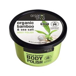 Exfoliant de Corp cu Sare Marina si Bambus Tropical Bamboo Organic Shop, 250ml la cel mai bun pret