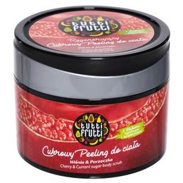 Exfoliant de Corp cu Visine si Coacaze Rosii – Farmona Tutti Frutti Cherry & Currant Sugar Body Scrub, 300g la cel mai bun pret