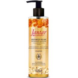 Gel Nutritiv pentru Baie si Dus cu Chihlimbar si Aur – Farmona Jantar Nourishing Bath and Shower Gel with Amber Essence and Gold, 400ml la cel mai bun pret