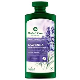 Gel Relaxant de Baie si Dus cu Lavanda si Lapte de Vanilie – Farmona Herbal Care Lavender with Vanilla Milk Relaxing Bath, 500ml la cel mai bun pret