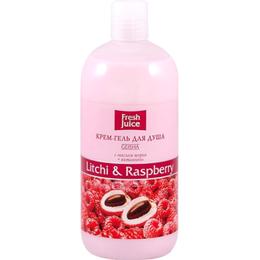 Gel de Dus Cremos cu Extracte de Litchi si Zmeura Fresh Juice, 500ml la cel mai bun pret