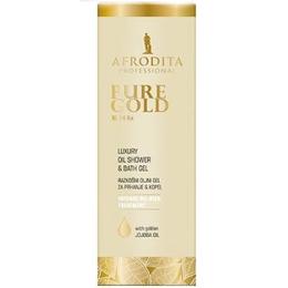 Gel de Dus Uleios Pure Gold 24K Luxury Cosmetica Afrodita, 150 ml la cel mai bun pret