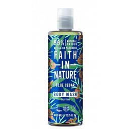 Gel de Dus pentru Barbati cu Cedru Albastru Faith in Nature, 400ml la cel mai bun pret