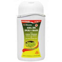 Gel de Dus si Baie cu Ceai Verde Favibeauty Favisan, 300ml la cel mai bun pret