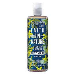 Gel de Dus si Spuma de Baie cu Alge Marine si Citrice Faith in Nature, 400ml la cel mai bun pret