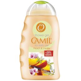 Gel de dus cu piersici si vanilie Camil 200ml + 50ml Gratis la cel mai bun pret