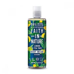 Gel de duș cu lamâie și tea tree Faith in Nature 400ml la cel mai bun pret