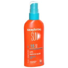 Lapte Protectie Solara SPF 15 – Gerovital Sun Sunscreen Milk, 150ml la cel mai bun pret