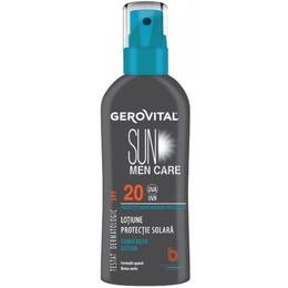 Lotiune Protectie Solara SPF 20 pentru Barbati – Gerovital Sun Men Care Sunscreen Lotion, 150ml la cel mai bun pret