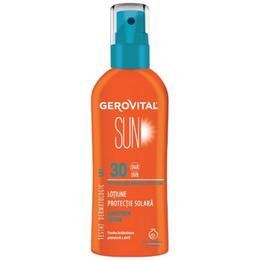 Lotiune Protectie Solara SPF 30 – Gerovital Sun Sunscreen Lotion SPF 30, 150ml la cel mai bun pret